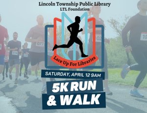 Lace Up for Libraries 5K Run/Walk Logo