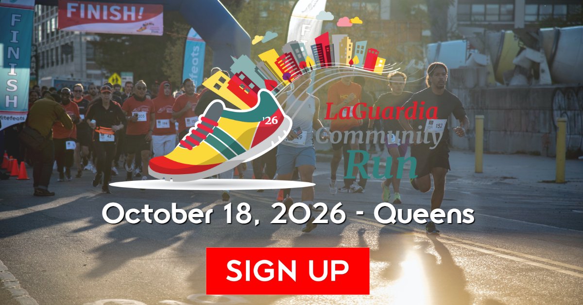 LaGuardia Community 5K Run/Walk 2026 Logo