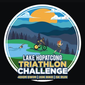 Lake Hopatcong Sprint Triathlon Challenge Presented by Saint Clare's Health Logo