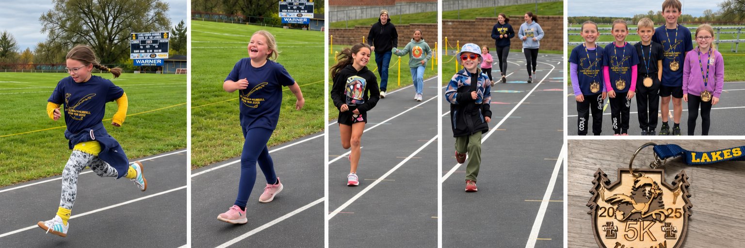 Lake Linden-Hubbell 5k/Fun Run Logo