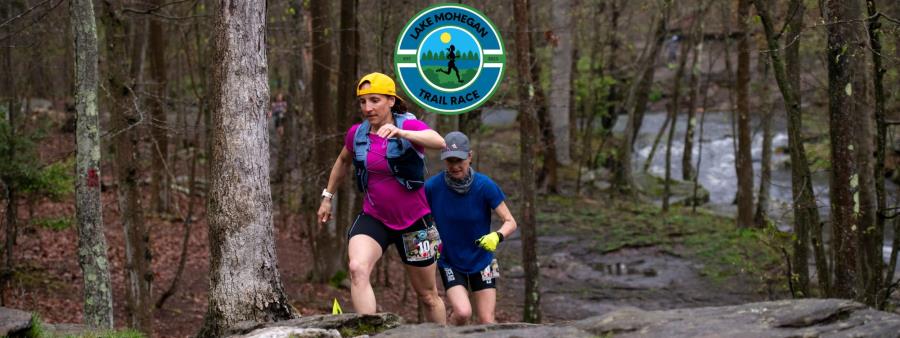 Lake Mohegan Trail Race Logo