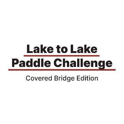 Lake to Lake Paddle Challenge 2026 - Covered Bridge Edition Logo
