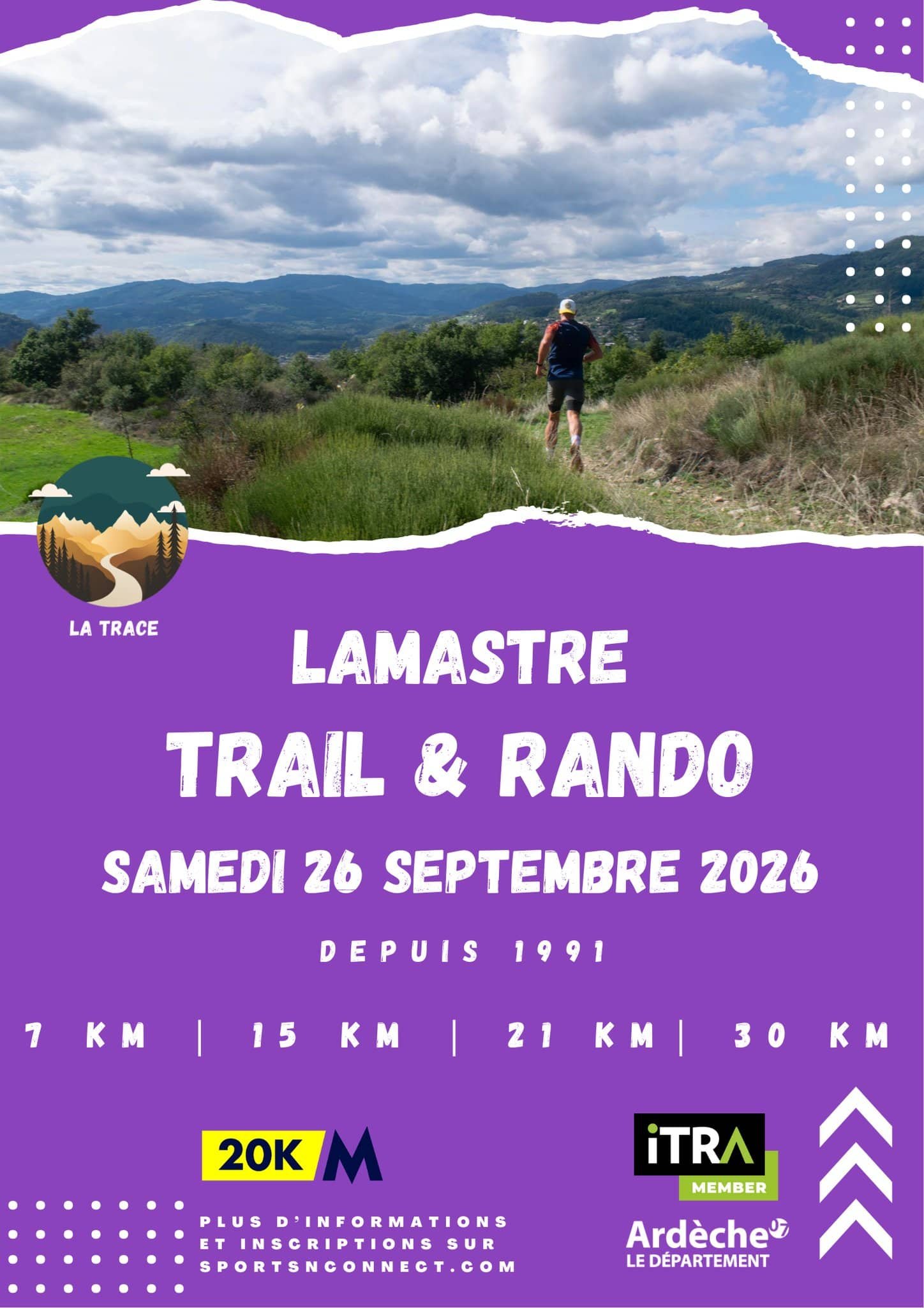 LAMASTRE TRAIL & RANDO 2026 Ardèche (07) Logo