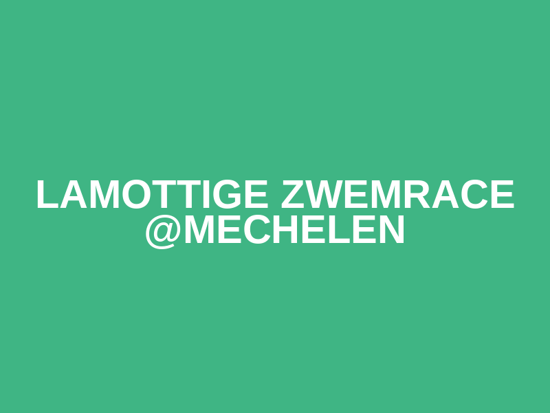 Lamottige Zwemrace @Mechelen Logo