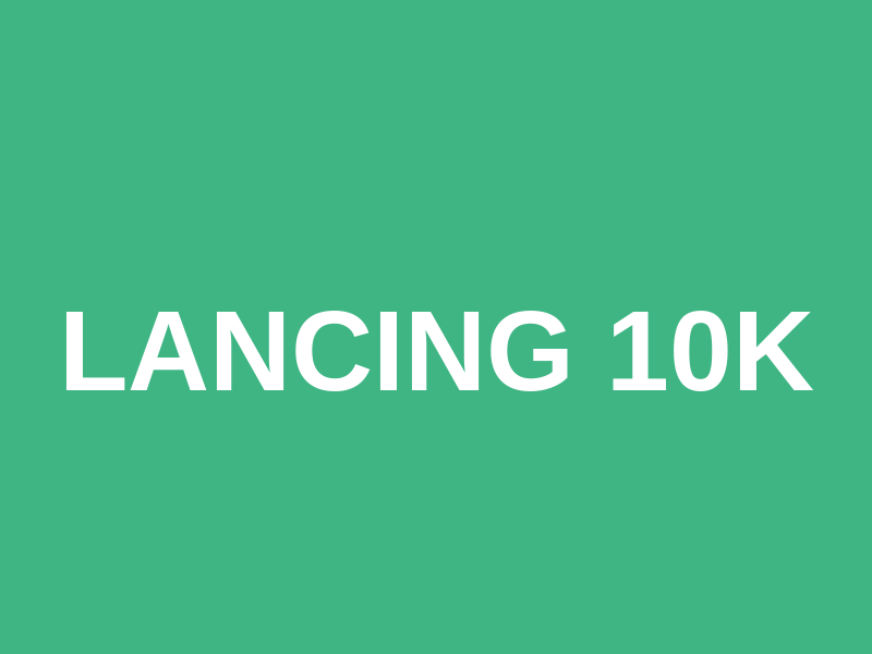 Lancing 10K Logo