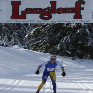 Langlauf 10K XC Ski Race Logo