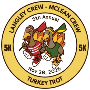 Langley and McLean Crew Turkey Trot Logo