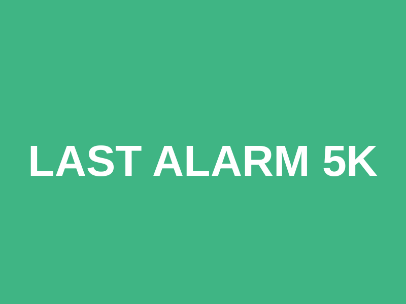 Last Alarm 5k Logo