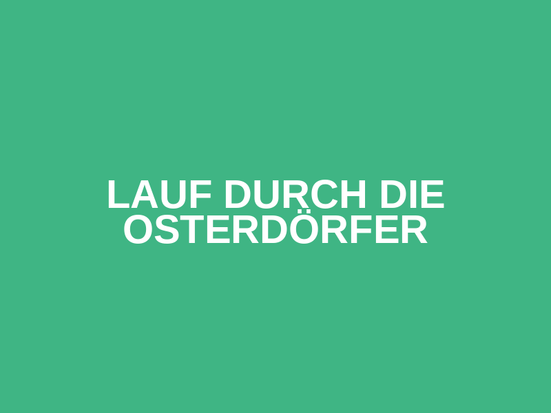 Lauf durch die Osterdörfer Logo