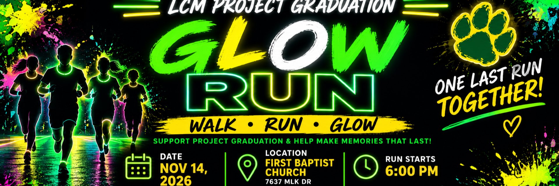 LCM GLOW RUN