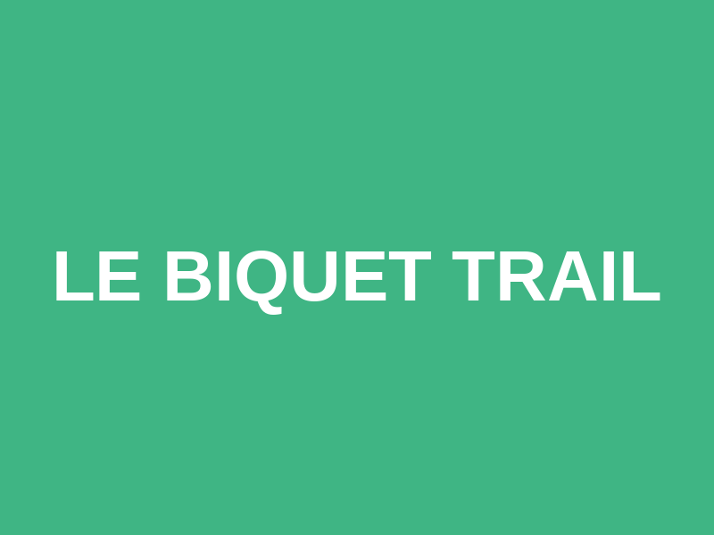 Le Biquet Trail Logo