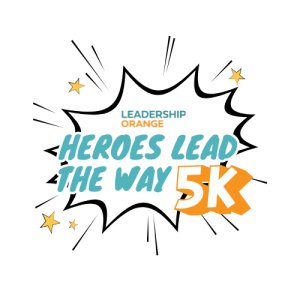 Leadership Orange 5K Run Logo