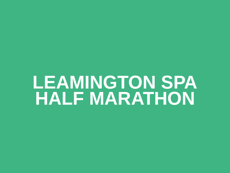 Leamington Spa Half Marathon Logo