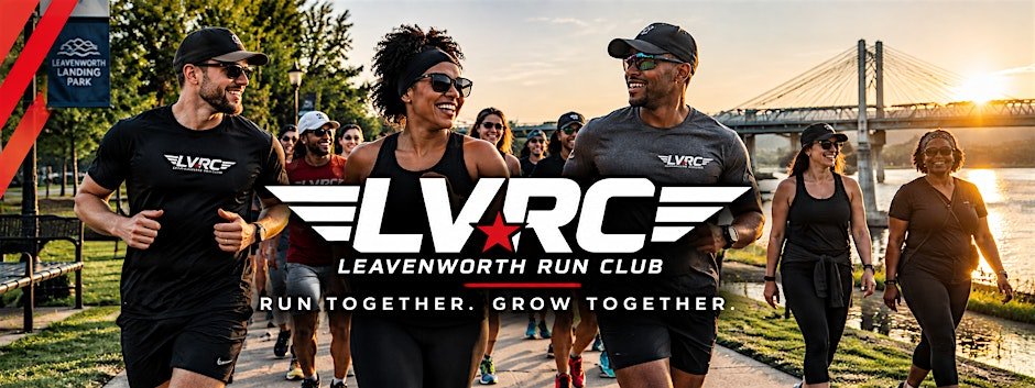 Leavenworth Run Club Official Launch Run Logo