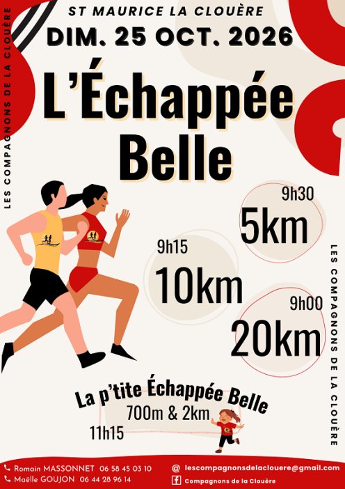 L'Échappée Belle de St Maurice la Clouère Logo