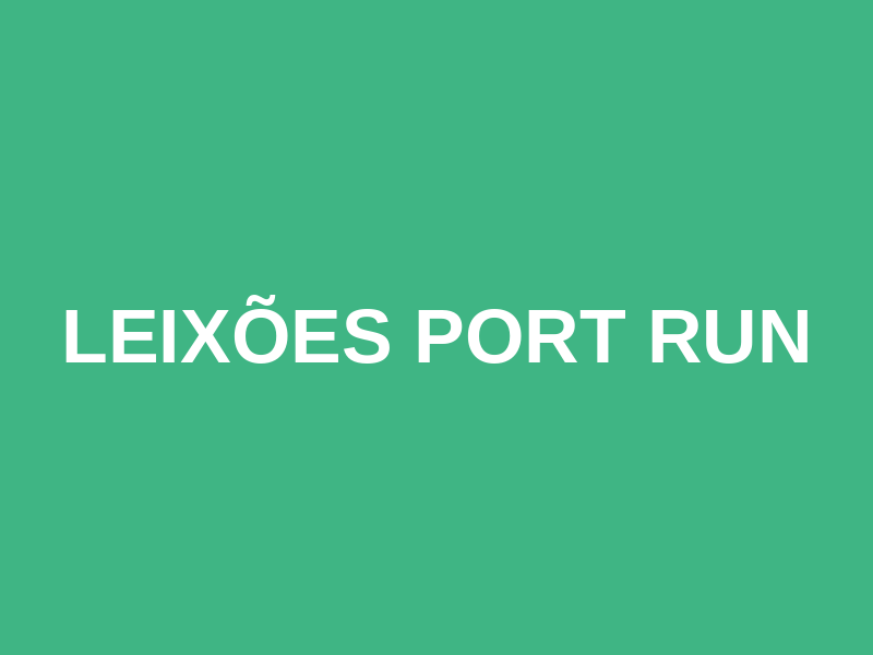 Leixões Port Run Logo