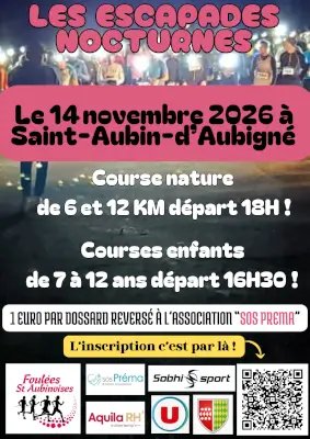 Les escapades nocturnes Saint Aubinoises Logo