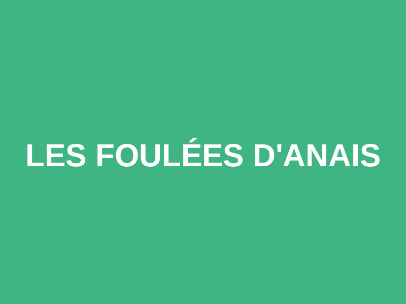 Les foulées d'Anais Logo