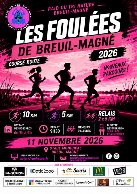LES FOULÉES DE BREUIL-MAGNÉ Logo