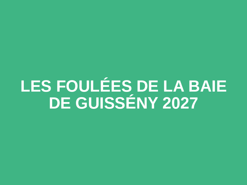 Les Foulées de la Baie de Guissény 2027 Logo