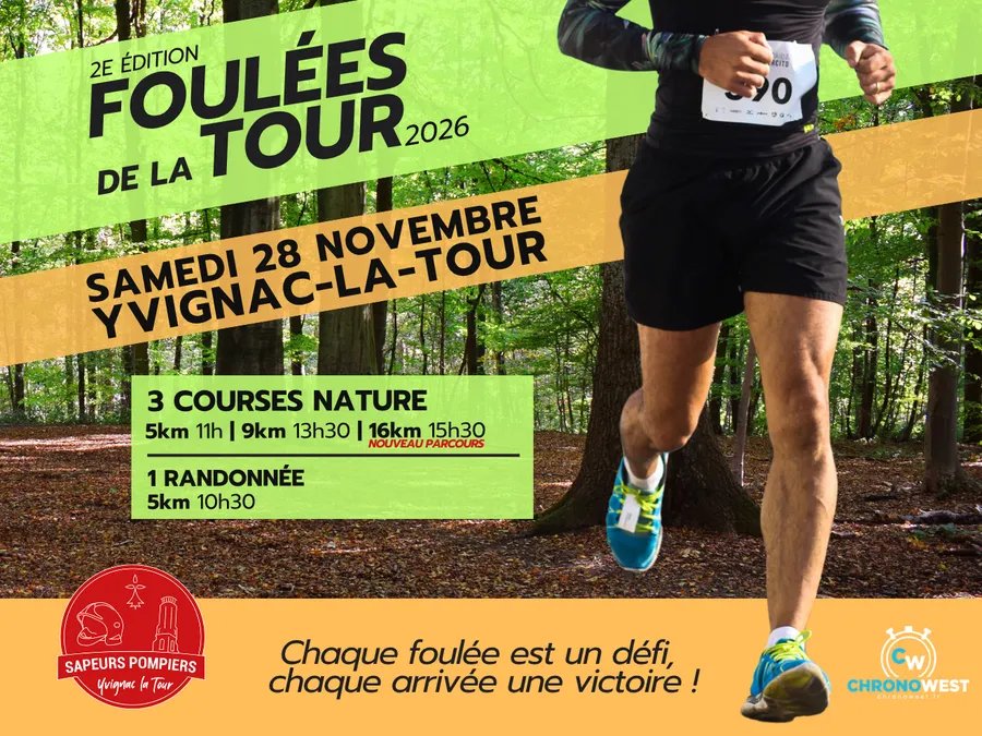 Les foulées de la tour Logo