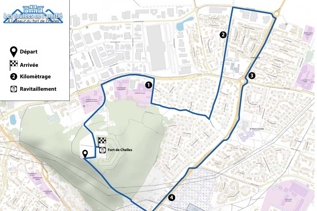 Les Foulées de l'Amitié Logo