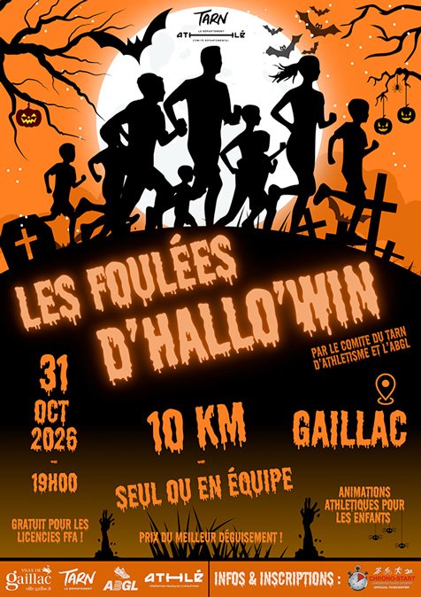 LES FOULÉES D’HALLO’WIN Logo