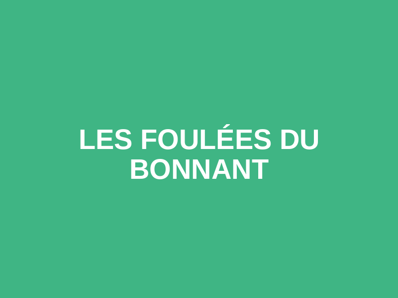 Les Foulées du Bonnant Logo