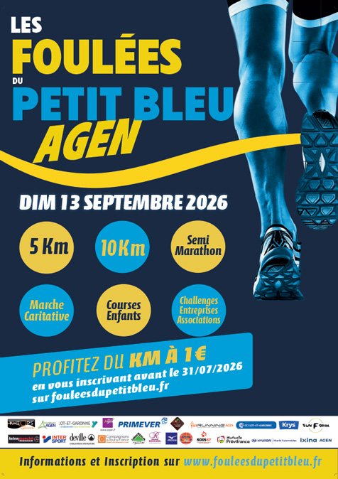 LES FOULÉES DU PETIT BLEU