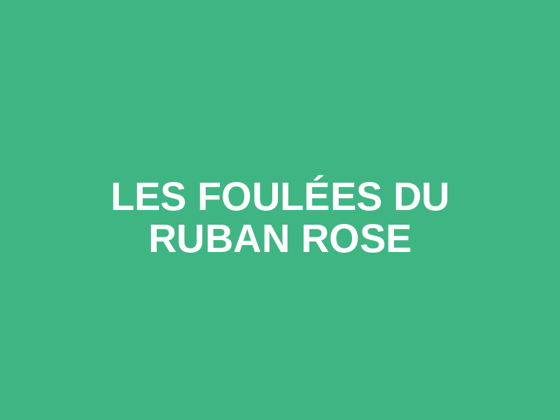 Les Foulées du Ruban Rose Logo