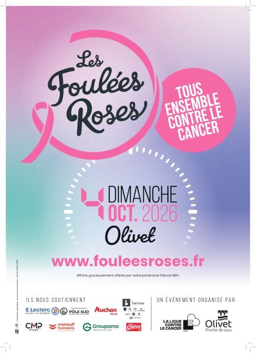 Les Foulées Roses Logo