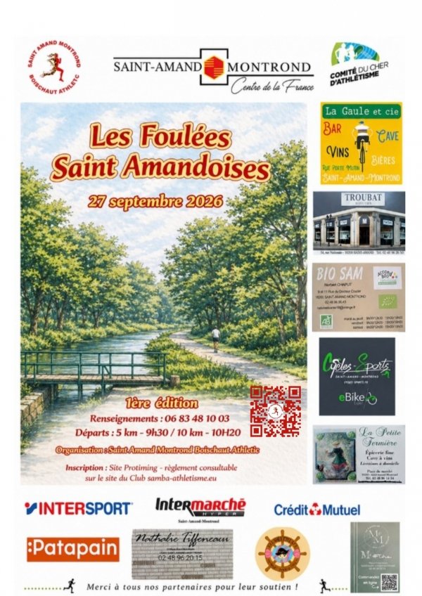 Les Foulées Saint Amandoises Logo