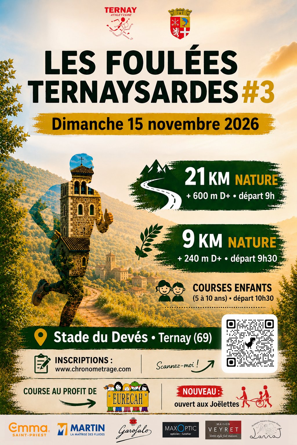 Les Foulées Ternaysardes 2026 Logo