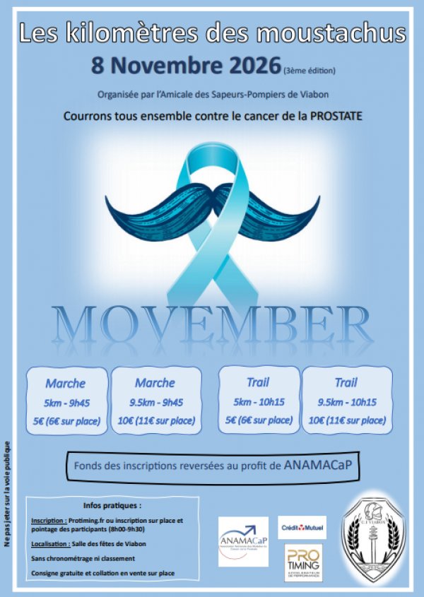 Les Kilomètres des Moustachus Logo