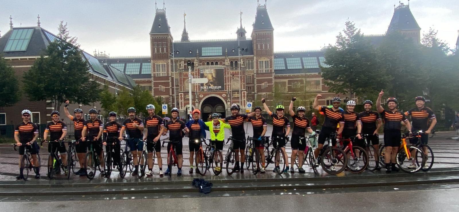 Letchworth to Amsterdam Cycle - October Logo