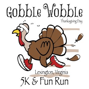 Lexington Gobble Wobble 5k Logo