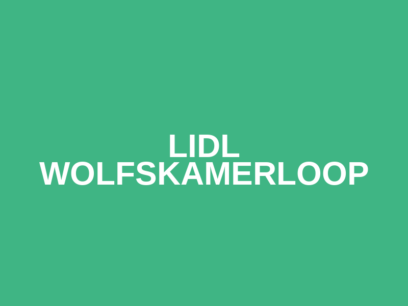 Lidl Wolfskamerloop