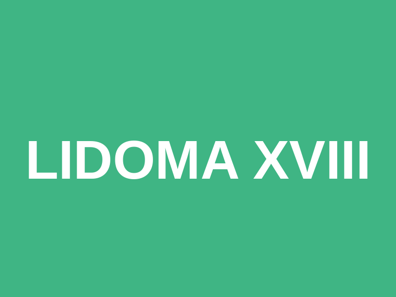 LIDOMA XVIII Logo