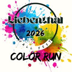 Liebenthal Fall Fest Color Run Logo