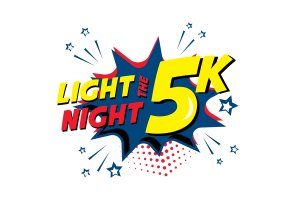 Light the Night 5K: Superhero Walk/Run Meade County Logo