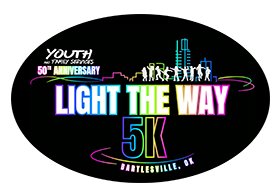 Light the Way 5K Glow Run Logo