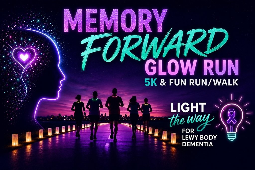 Light The Way for Lewy Body Dementia Glow Run Logo