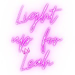 Light Up for Leah 5k Logo