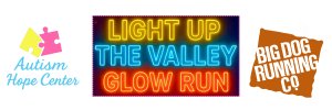 Light Up the Valley 5K Glow Run Logo