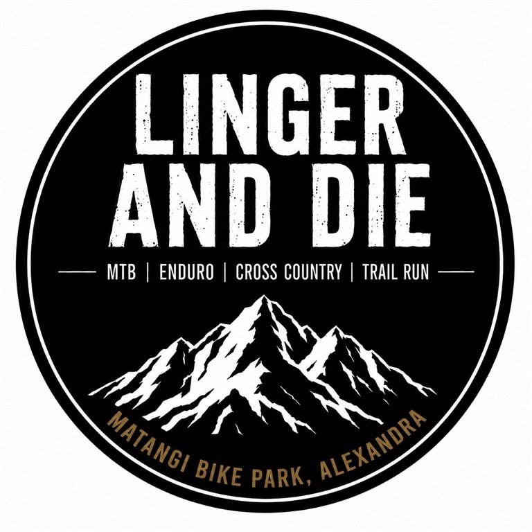 Linger & Die Mountain Bike and Trail Running Race Logo