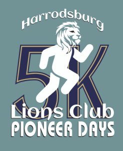 Lions Club - Pioneer Days 5K Logo