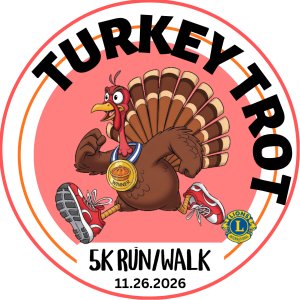 Lions Club Turkey Trot 5K Logo