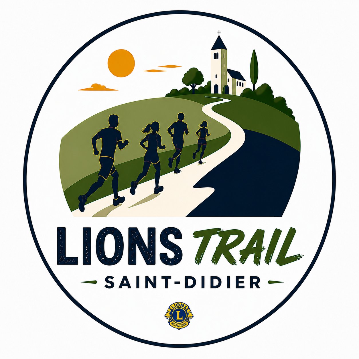 Lions Trail St Didier Logo