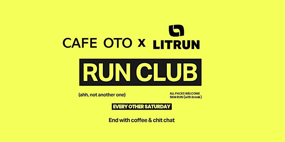 LIT RUN X CAFE OTO RUN CLUB