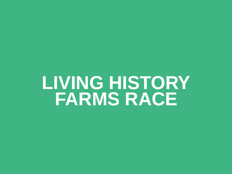 Living History Farms Race Logo